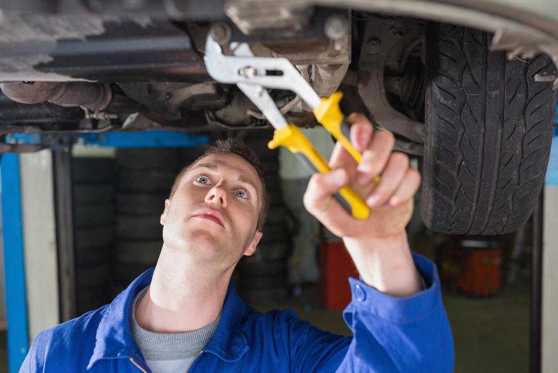 Mobile Auto Repair Gold River Mechanic under a car